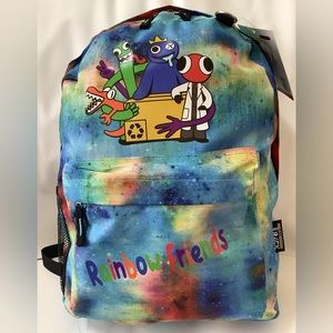 Rainbow Friends Multicolor Kids Backpack